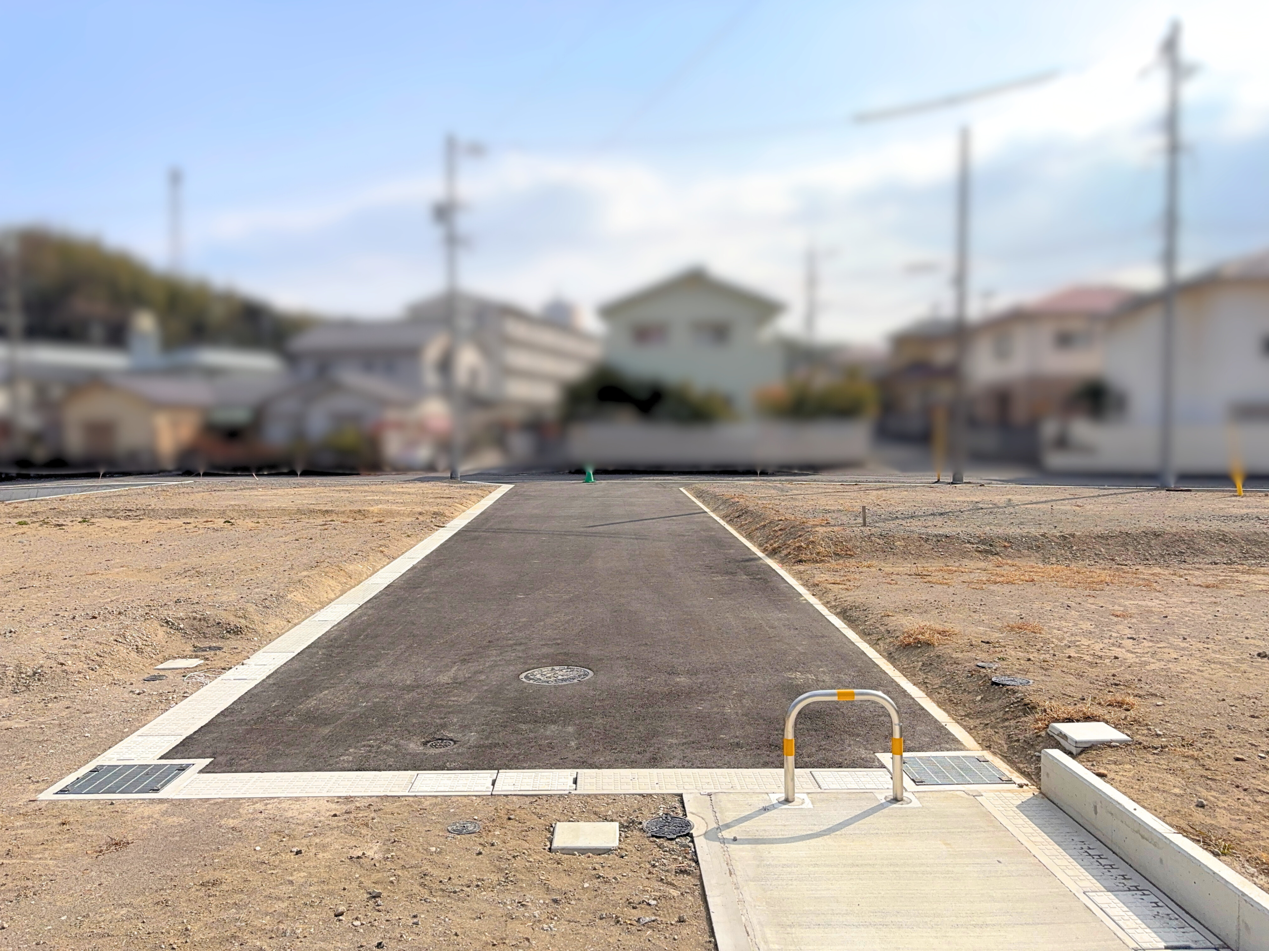 大分市城原　NK-Garden城原　土地画像2　開発道路